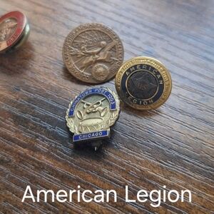 Vintage American Legion Pins Set